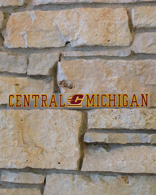 Block Central Michigan W/ Flying C Decal