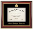 Diploma Frame W/Med/Black
