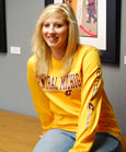 Long Sleeve T-Shirt With Print On Chest And Sleeve