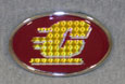 Auto Emblem With Reflective Flying "C"