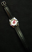 Ladies Sport Watch W/Leather Band And Flying "C"