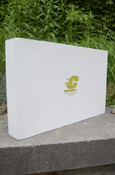 15X9 White Gift Box With Gold Flying "C"
