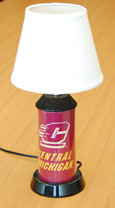 Desk Lamp W/ Central Michigan And Flying "C"