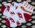 White Socks W/Flying "C" And Chippwas Print