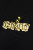 Sterling/Gold Plated C M U Charm
