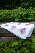 20X30 White Tissue Paper With Maroon Flying "C"