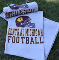 Twin Size Sweatshirt Blanket W/ Football Helmet