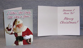 25 Holiday Cards With Cmu Santa Hat