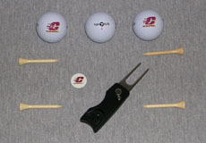 Three Ball Gift Set With Tees, Divot Tool & Marker