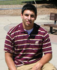 Cotton Polo W/Gold & White Stripe W/ Embroidered C