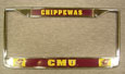 Silver Frame With Maroon And Gold Chippewas & Cmu