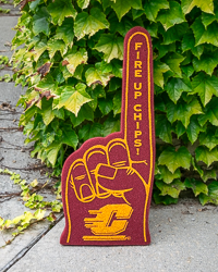 Action C Fire Up Chips! Maroon Foam Finger