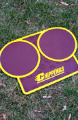 Maroon And Gold Pet Dish Rubber Place Mat
