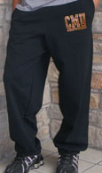 Black Sweatpant W/ Cmu Chip On Left Leg