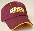 Maroon C M U Wrestling Hat - A-Flex (Osfm)