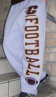 Oxford Sweatpants W/ Football Down Leg