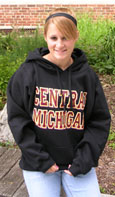 Black Hood With Maroon White And Gold Central Mich