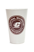 White Central Michigan University Mug (No Handle)