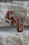 Maroon And Gold Cmu Clothing Patch