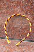 Maroon And Gold Narrow Headband