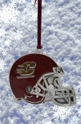 Pewter Football Helmet Ornament