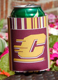 Collapsible Can Hugger W/ Flying "C" And Stripes
