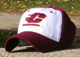 Youth Hat-Maroon Gold And White W/Flying "C" -Adj.
