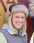 Brown Fur Lined Fargo Hat - C M U Chippewas
