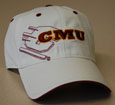 White C M U And Flying "C" Hat - Adjustable