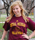 Adidas Central Michigan Volleyball T-Shirt