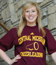 Adidas Central Michigan Cheerleading T-Shirt