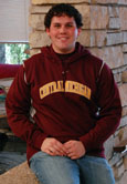 Maroon Nike Hood W/Central Michigan Print