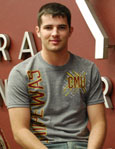 Charcoal T-Shirt W/ C M U And Chippewas Print