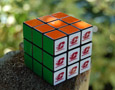 Rubik's Cube W/ Flying "C" Logo