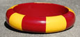 Bangle Bracelet - Narrow - Maroon & Gold Painted