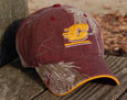 Maroon And Camo Hat W/ Flying "C" - Adjustable