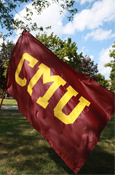 Cmu Flag - Double Sided Sewn
