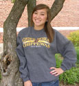 Charcoal Alumni Crew W/ Gold Cent. Mich. Chippewas