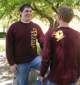 Central Michigan Ls Tee W/ Flying C On Shoulder