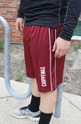 Maroon Nike Shorts W/ Chippewas On Leg