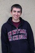 Black Zip Up Central Michigan