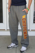 Charcoal Sweatpants W/Embroidery Chippewas & "C"