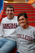 Reversible Central Michigan / College Crew