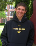 Black Under Armour Hood W/ Gold Central Michigan