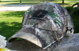 Camo Sized Under Armour Hat W/ Black Flying C