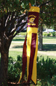 42" Central Michigan Maroon And Gold Windsock