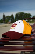 Color Block Hat W/Raised C And Chippewas On Back