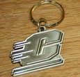 Brass Flying "C" Key Chain