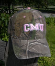Ladies Camo Hat With Pink Cmu