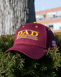 Dad Central Michigan University Maroon Stretch Fit Twill Hat